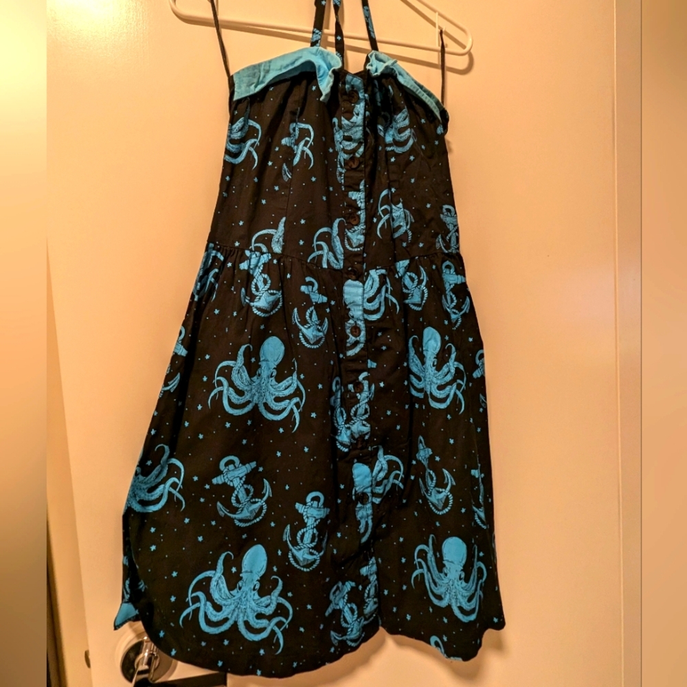 Sourpuss Octopus Kraken Halter Dress